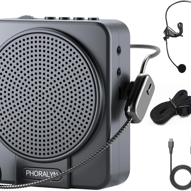 Wireless Voice Amplifier for Teachers, Original Voice Speaker with Wire and