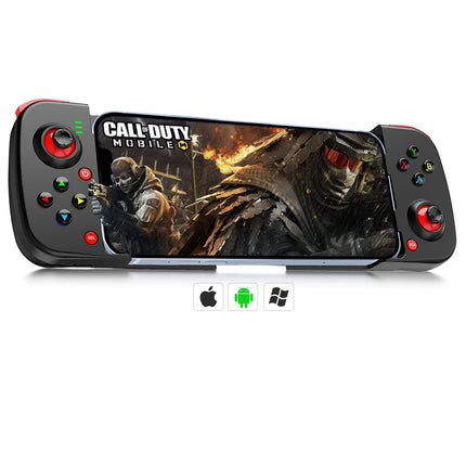 arVin Mobile Gaming Controller for Android iPhone iOS PC, Bluetooth Phone Controller for iPhone 17/16/15/iPad/Galaxy S25/S24/Tablet, Wireless Gamepad Joystick Play CODM/Genshin/Roblox-with Back Button