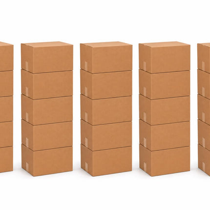 Shipping Boxes Medium 12"L x 9"W x 4"H 25-Pack - Corrugated Cardboard Box for Moving, Mailing, Packing, Packaging and Storage