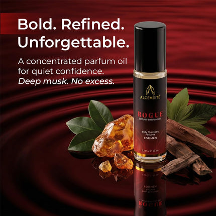 Pheromones Cologne for Men – Concentrated Pheromones Perfume For Men - Body Chemistry Fragrance For Him - Bold, Raw, Refined Scent - Travel Size, Rollerball Formula - 0.34 oz (10 mL)