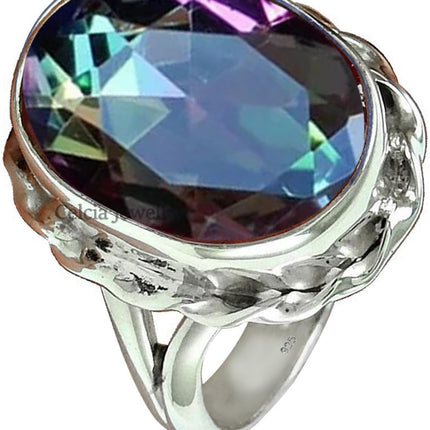 Natural Ruby Gemstone Ring 925 Sterling Silver Handmade Jewelry for Women Birthstone Ring