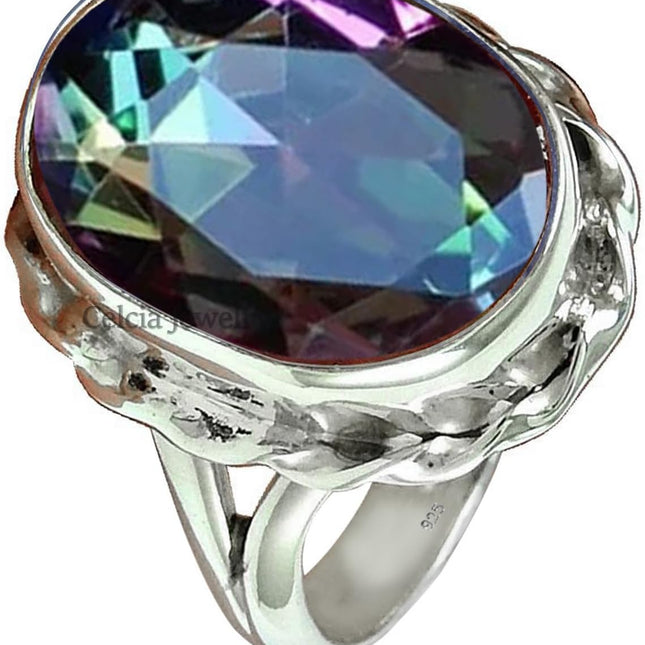 Natural Ruby Gemstone 925 Sterling Silver Ring