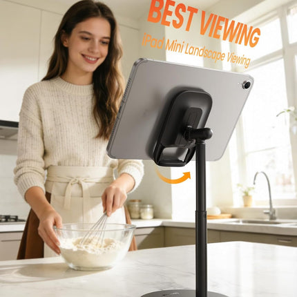 Lamicall Cell Phone Stand for Desk - [Height Angle] Adjustable Sturdy Desktop Phone Holder, Office Gift Accessories, PC Gaming Essentials for iPhone 17 16 15 14 13 Pro Max, iPad Tablet Switch, 4-10"