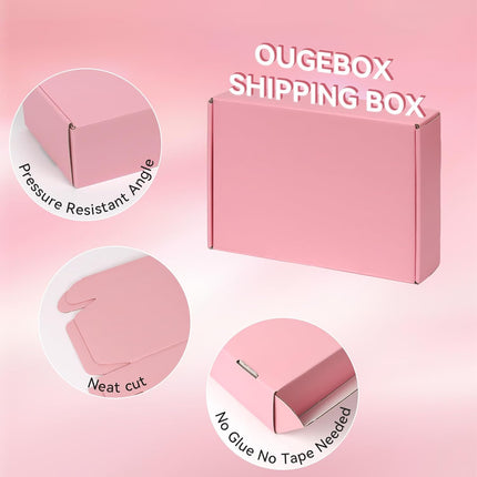 30 Pack 7x5x2 Inch Pink Shipping Boxes for Small Business, Small Mailing Boxes for Shipping Packaging