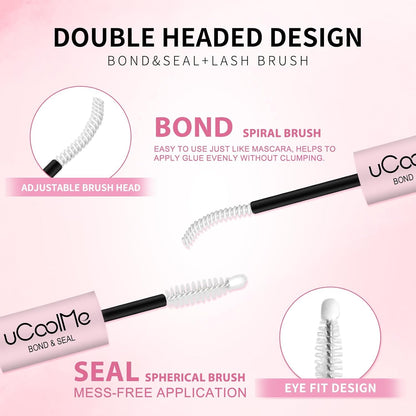 Lash Bond and Seal Waterproof for Lash Clusters 144Hours New Upgrade Leak-Proof Cap Upgraded Airtight - photo 4