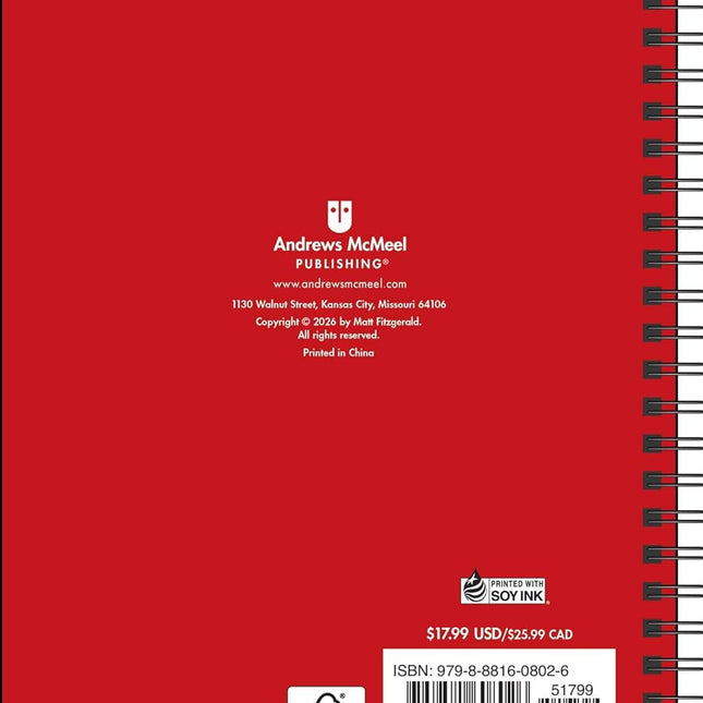 The Complete Runner's Day-by-Day Log 2027 Planner Calendar