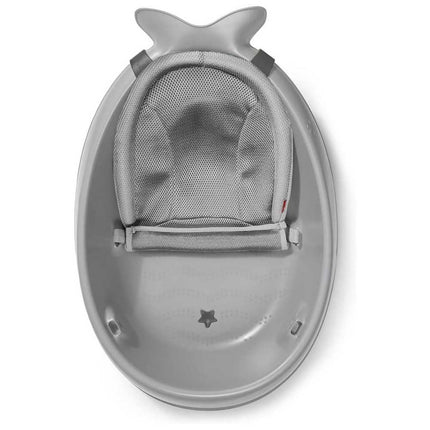 Skip Hop Infant Bath Tub 3-Stage Grow With Baby Smart Sling MOBY Bathtub Grey Age 0+