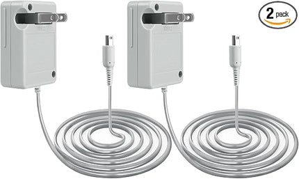 3DS Charger Wall Plug Adapter 2 Pack