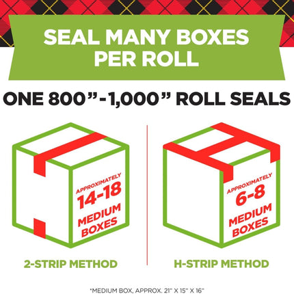 Amazon.com : Scotch Sure Start Packing Tape, Clear, Quiet Unwind and Easy Start, 1.88 in. x 22.2 yd., 6 Tape Rolls with Dispensers : Office Products