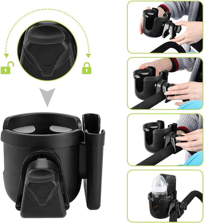 2-in-1 Stroller Cup Holder with Phone Holder - photo 5