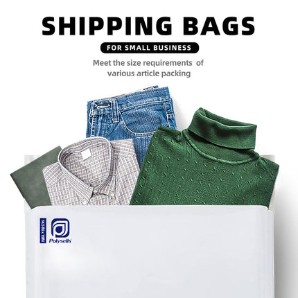 100 Pcs 14.5x19 Inch Poly Mailers Shipping Envelopes, Strong Adhesive Sealing, Waterproof, and Tear-resistant Postal Mailing Bags for Clothing and Accessories