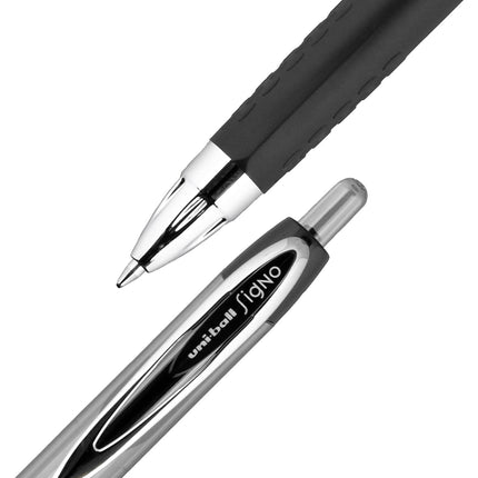 uniball 207 Retractable Gel Pen, Medium Point (0.7mm), Green Ink, 6 Pens