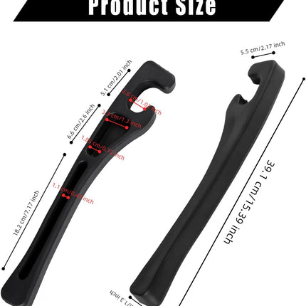 Car Seat Gap Filler Organizer 2 PCS Black Universal Seat Gap Plug Blocker Anti-Drop Console Catcher Phone Keys Storage for Car Truck SUV Auto Accessories Style2