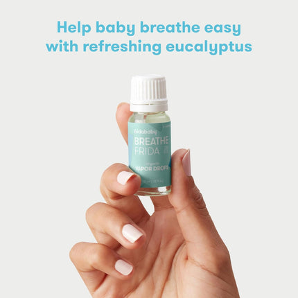 Vapor Bath Drops, Baby Congestion Relief with Eucalyptus Essential Oil for Humidifier, Aromatherapy Oil Help Baby Breathe Easy
