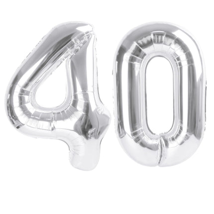 Number Balloons 5 Balloon Blue Birthday Decorations for Men Party, 40 Inch