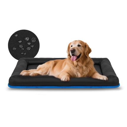 Tapete para jaula de perro para jaula de 36 inch, tapete resistente al agua de oxford ripstop 900D para perros grandes de hasta 70 lbs, cama para exteriores fácil de limpiar para auto, camping y viaje, gris
