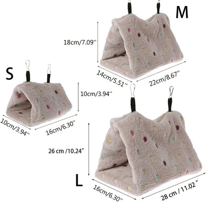 Bird Bed Hanging Plush Nest House for Cage - photo 3