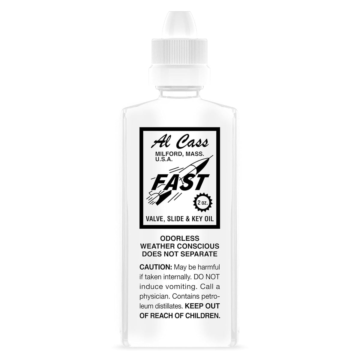 Fast Valve, Slide & Key Oil for Brass Instruments | 2 oz Bottle