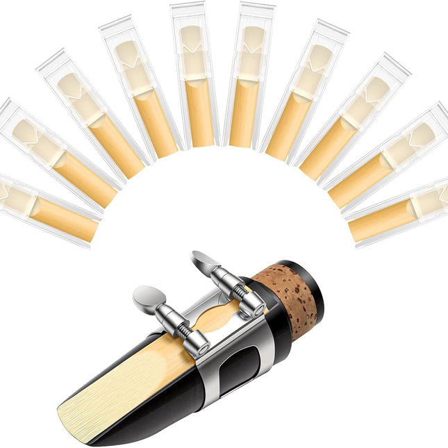 10pcs Bb Clarinet Reeds Strength 3.0 Individually Packed with