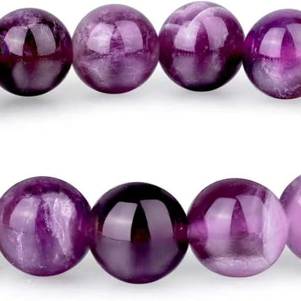 Crystal Vibe 8mm Beaded Bracelets For Women Men - Healing Crystal Bracelet - Adjustable Size