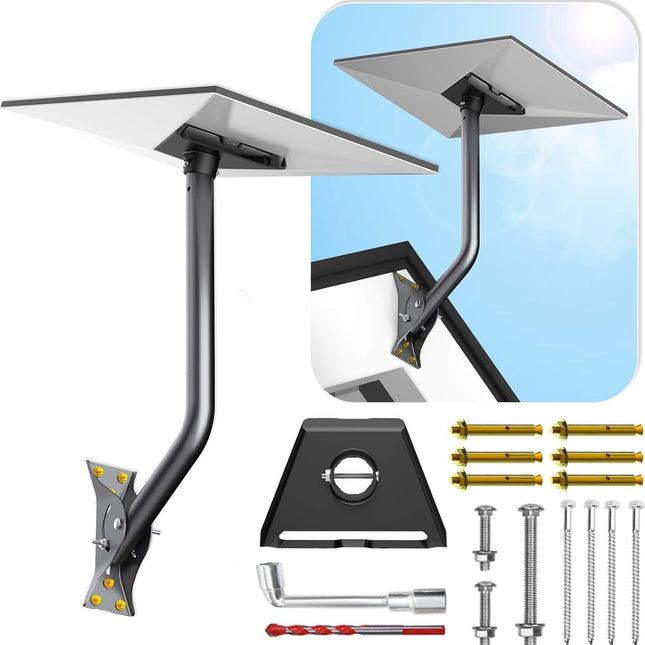 Gen 3 Mount for Starlink, Adjustable Wall /Roof Mounting Kit Compatible with V3 Starlink Standard Dish【Include Aluminum