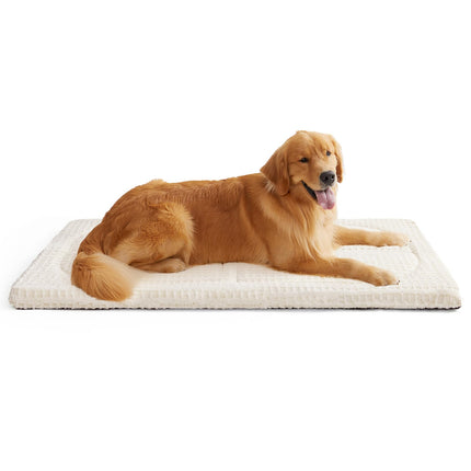 Cama lavable para perro mediano, tapete para jaula, 36x23 in. Almohadilla para perrera