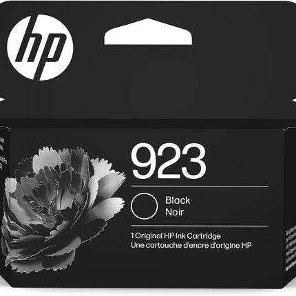 HP 923 Black Ink Cartridge Printers | Works with Printer Series: OfficeJet 8120, OfficeJet Pro 8130 | Eligible for Instant Ink | 4K0T3LN
