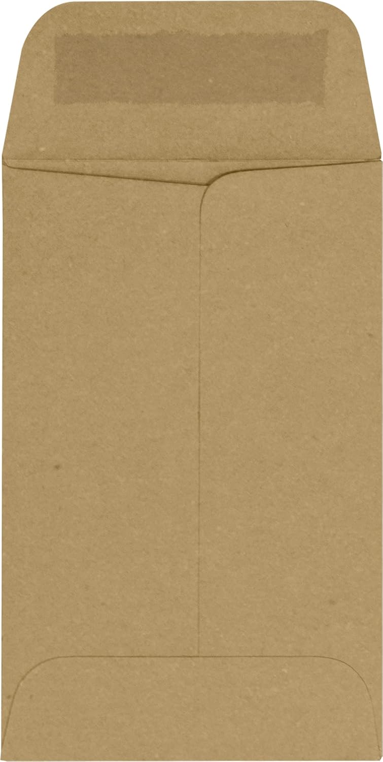 #1 Brown Coin Envelopes, 50 Pack - photo 2