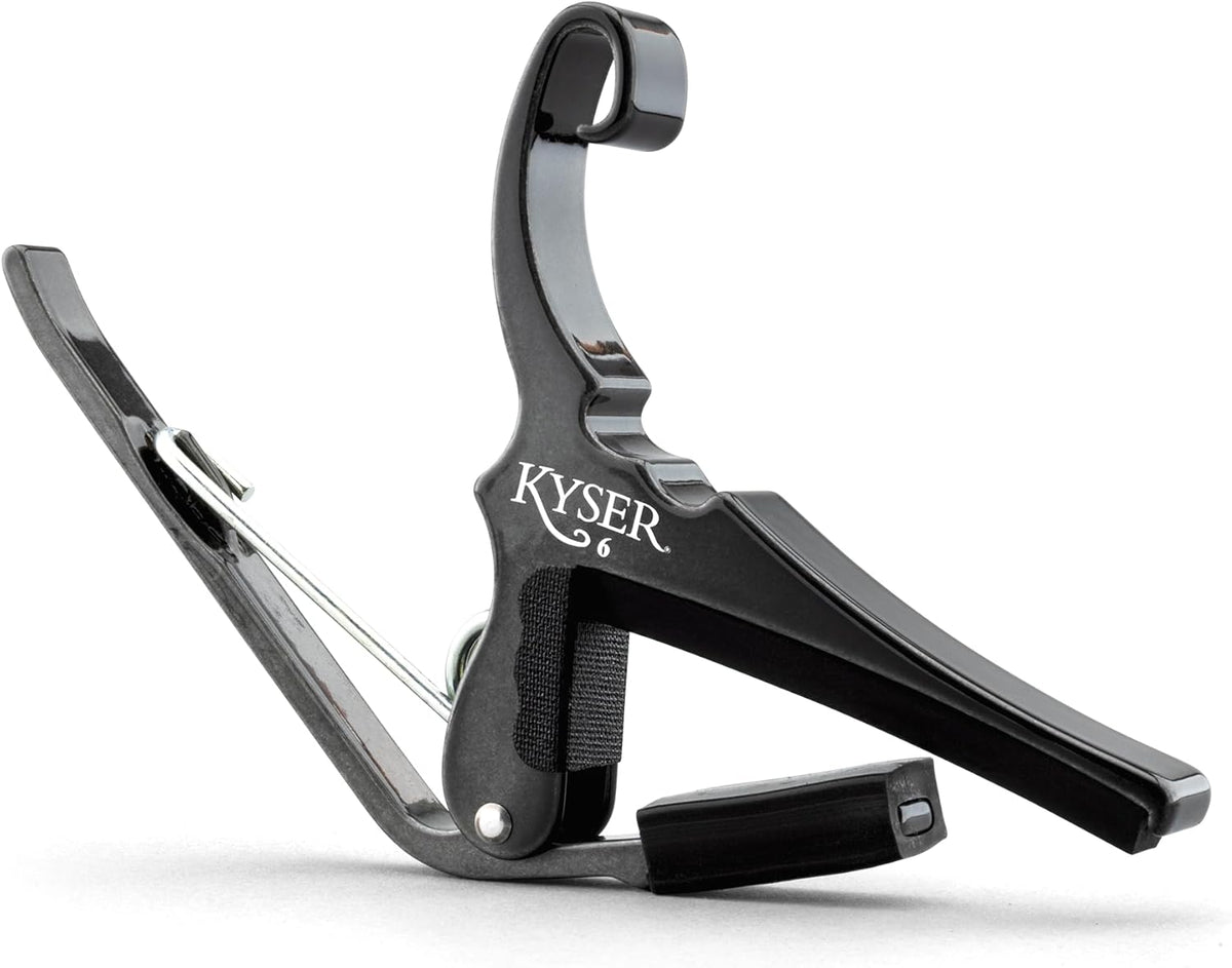 Quick-Change Guitar Capo, Abalone - For 6-String Acoustic Guitars, Made in USA, Quality, Strong - photo 5