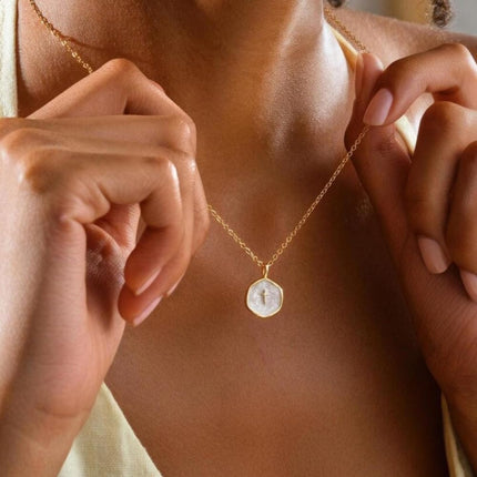 Quietsun Teens Girl Gifts Gold Cross Necklaces Women Teenage Confirmation Gift 8 10 12 Year Old Birthday Daughter Her Christian Baptism Faith 2026 Christmas Stocking Stuffer Valentines Day Easter