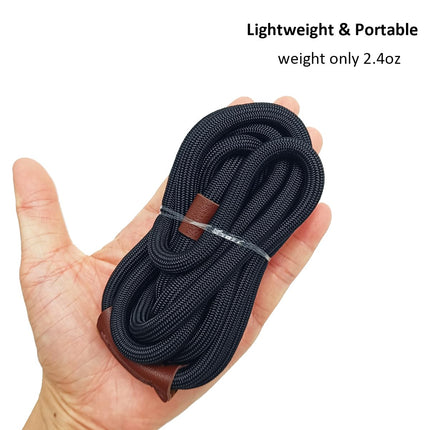 5/6/7 FT Slip Lead Dog Leash for Small Dogs, 1/4" Thin Nylon Rope