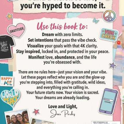 Vision Board Clip Art For Teens: 550+ High-Vibe Images, Quotes, Words & Affirmations to Manifest Your Goals (Dream Board Supplies) (Manifest Your Dream Life)