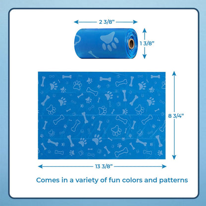 Dog Poop Bags for Waste Refuse Cleanup, Doggy Roll Replacements for Outdoor Puppy Walking and Travel - photo 4