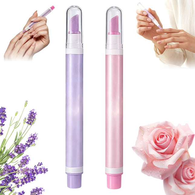 2-in-1 Cuticle Oil Pusher Pen, 2026 New Ceramic Cuticle Tool