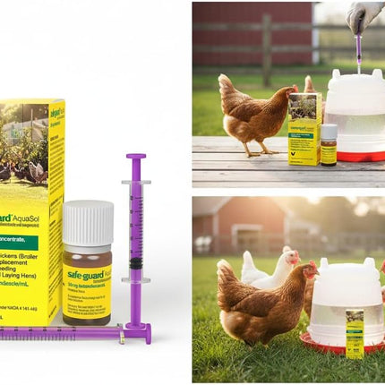 Aquasol Dewormer for Chickens, 3 mL Simple 5-Day Treatment Schedule Protection for Your Entire Flock