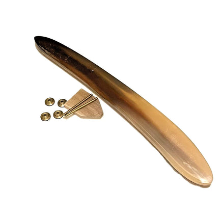 Blonde Horn Straight Razor Scales Restoration Handles W Hardware For Dovo Puma Boker Solingen