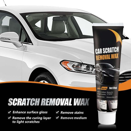Car Scratch Repair Wax, 2026 New Upgrade Car Scratch Remover Wax with Sponge and Towel, Professional Car Paint Repair Compound for Deep Scratches, Automotive Scratch Repair for Car (1PCS)