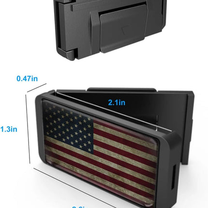 2PCS American Flag Car Seatbelt Adjuster car Universal Car Seat Belt Pads Cover for More Comfortable Driving, Seat Belt Shoulder Strap