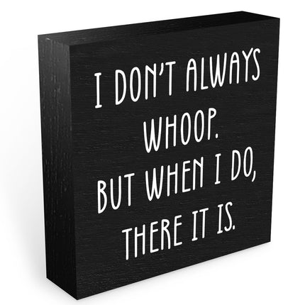 Frases divertidas artículos de oficina decoración rústica de escritorio caja de madera blanca