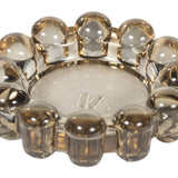 Home Collection Original Smoky Glass Small Bubble Candle Dish