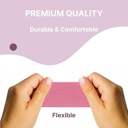 Premium Tape for Women & Men, 30-Day Supply, Comfortable Fit, Strong Hold, Flexible & Durable, 30 pcs (Pink)