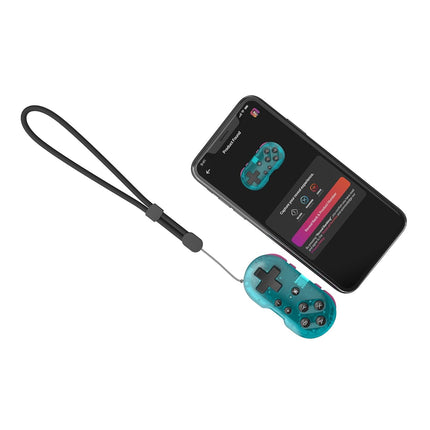 CRKD ATOM - Collectible Keychain Controller for Nintendo Switch, PC, Mac, Mobile and Smart TV (Glacier Blue)