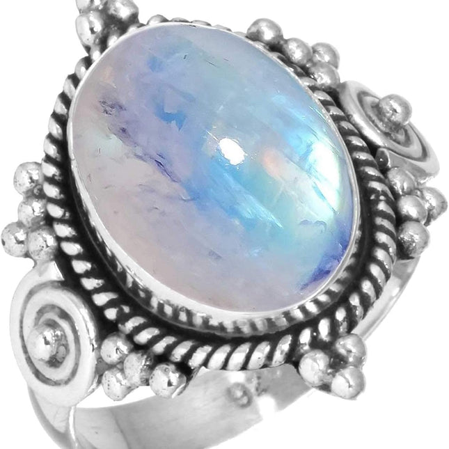 SourceToHome FuenteACasa Genuine 925 Sterling Silver Ring Natural Gemstone Pearl — Home & Lifestyle