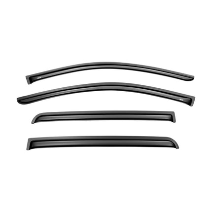 AVS] In-Channel Rain Guards For 2016 - 2023 Toyota Tacoma DOUBLE/EXT CAB ONLY | Window Vent Visors, 4 pcs. - Smoke | 194768