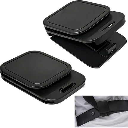 Seat Belt Clips, Adjustable Anti - Slip Car Clips Shoulder Comfortable Adjuster for Adults Car Sedans SUV RV MPV Seat, Comfort & Safety Accessory for Car (2)