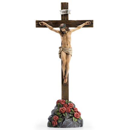 Catholic Crucifix Wall Cross 10"H Jesus Cross Wall Decor