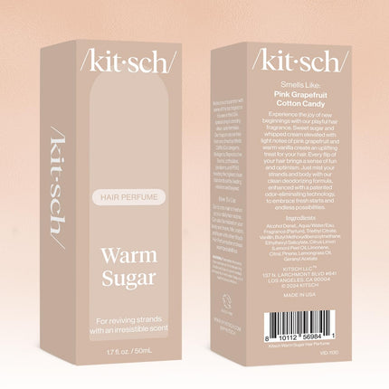 Hair Perfume for Women – Hair Spray & Body Mist – Warm Sugar, 50mL