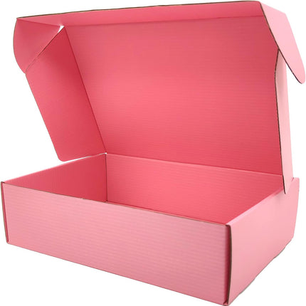 Pink Shipping Boxes for Small Business Pack of 20-12x9x4 inches Cardboard Corrugated Mailer Boxes for Shipping Packaging Craft Gifts Giving Products