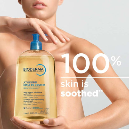 Shower Oil, Cleansing Oil For Face & Body, Nourishing Cleansing Oil For Dry to Atopic Sensitive Skin For - photo 4