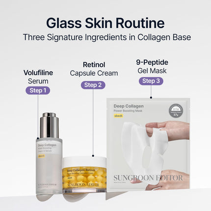 Deep Collagen Serum, Cream in Serum, Volufiline,1.01 fl.oz